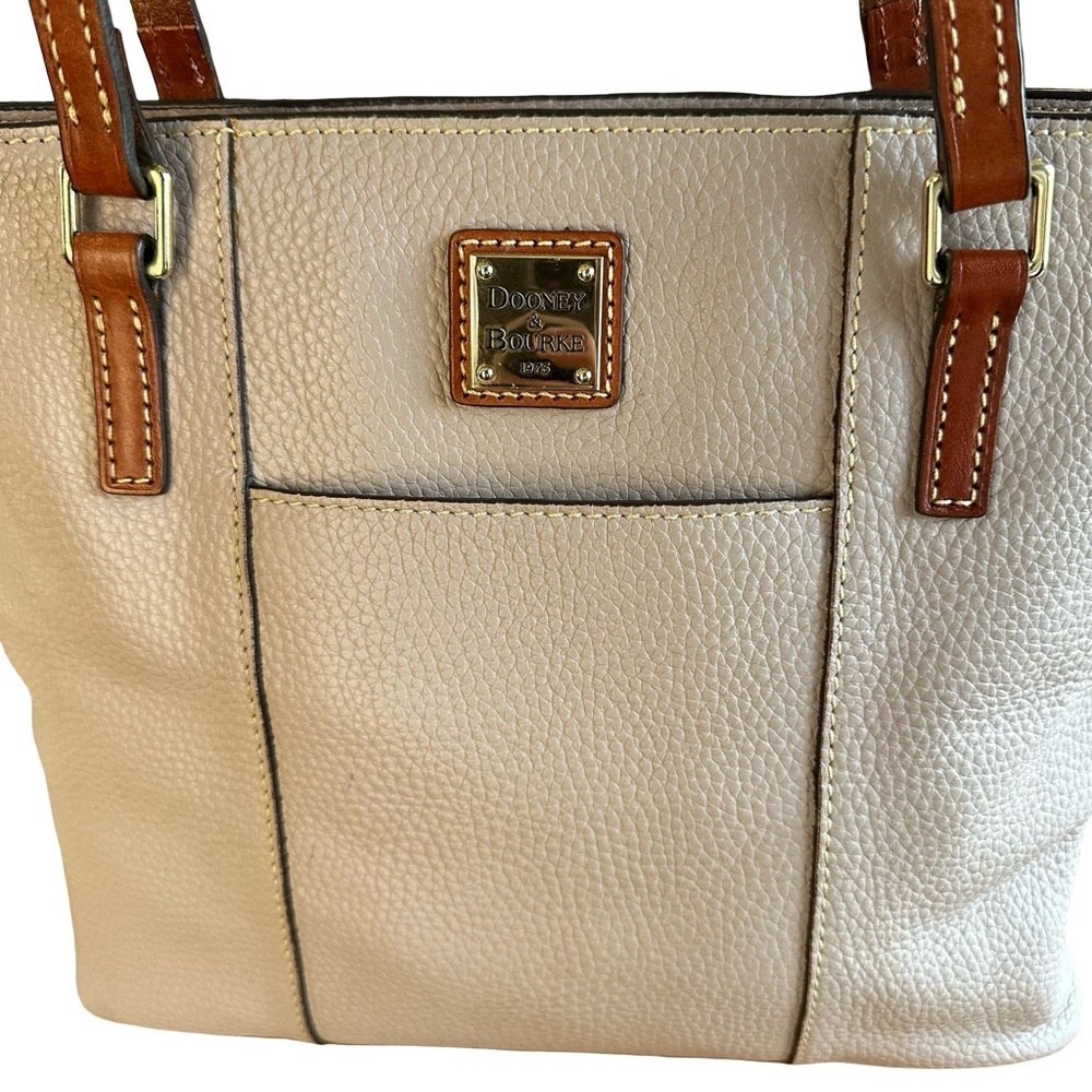 Dooney & Bourke Pebble Grain Small Lexington Tote Shoulder Bag Lavender - Picture 4 of 13